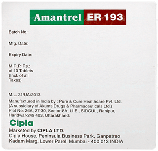 Amantrel Er 193 Tablet 10
