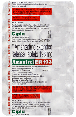 Amantrel Er 193 Tablet 10