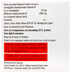 Tenebetic M 1000 Tablet Pr 10