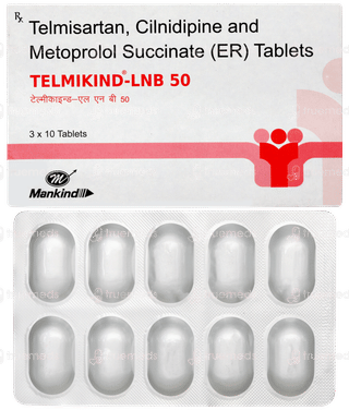 Telmikind Lnb 50 Tablet 10