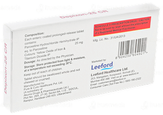 Depixon Cr 25 Mg Tablet 10