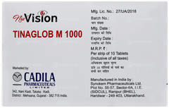 Tinaglob M 1000 Tablet 10