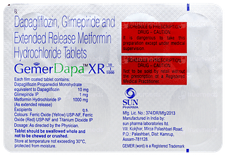 Gemer Dapa Xr 10/1/1000 Tablet 7