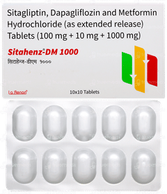 Sitahenz Dm 1000 Tablet 10