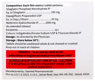 Sitahenz Dm 1000 Tablet 10