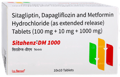 Sitahenz Dm 1000 Tablet 10
