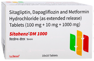 Sitahenz Dm 1000 Tablet 10