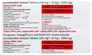 Sitahenz Dm 1000 Tablet 10
