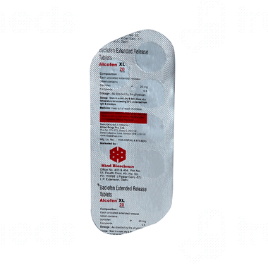 Alcofen Xl 20 Mg Tablet 10 - Uses, Side Effects, Dosage, Price | Truemeds