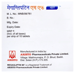 Megagliptin Mf Forte Tablet 10