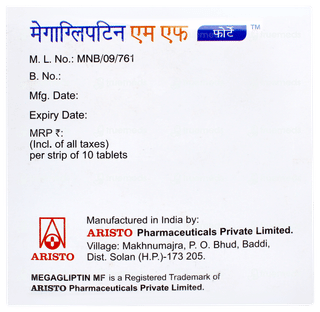 Megagliptin Mf Forte Tablet 10