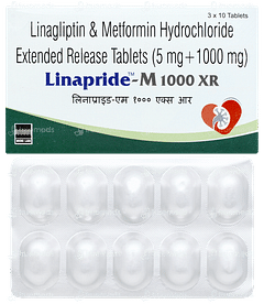 Linapride M 1000 Xr Tablet 10