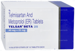 Telsar Beta 25 Tablet 15 Telsar Beta 25 Tablet 15