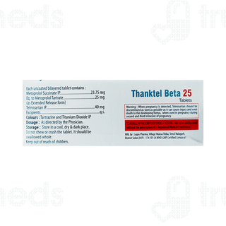 Thanktel Beta 25 MG Tablet 10