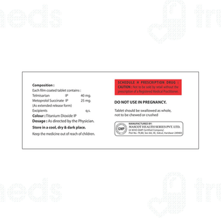 Telmend M 25 MG Er Tablet 10