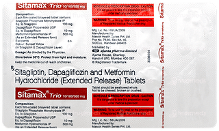 Sitamax Trio 10/100/500mg Tablet 10