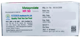 Metaprolate Xr 50 Tablet 10