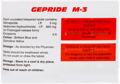 Gepride M 3 Tablet Pr 10 Gepride M 3 Tablet Pr 10