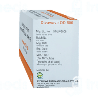 Divawave Od 500 MG Tablet 10