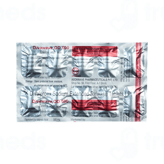 Divawave Od 500 MG Tablet 10