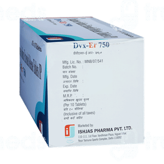Dvx Er 750 MG Tablet 10
