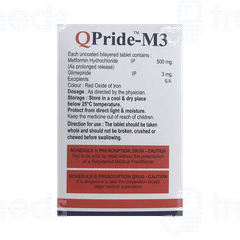 Qpride M 3 MG Tablet 10