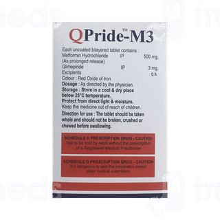 Qpride M 3 MG Tablet 10