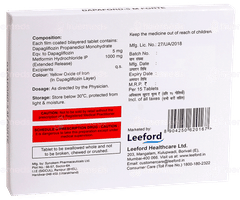 Dapaford 5 M Forte Tablet Er 15 Dapaford 5 M Forte Tablet Er 15
