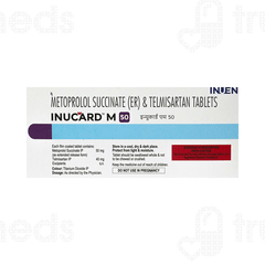 Inucard M 50 MG Tablet 10 Inucard M 50 MG Tablet 10