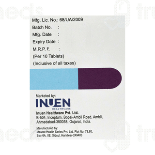 Inucard M 50 MG Tablet 10