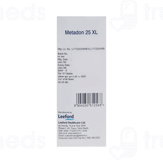 Metadon 25 Xl Tablet 10