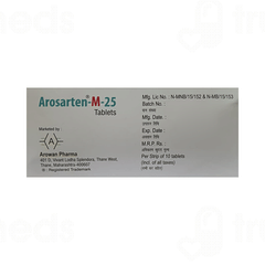 Arosarten M 25 Mg Tablet 10 Arosarten M 25 Mg Tablet 10