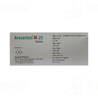 Arosarten M 25 Mg Tablet 10