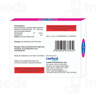 Glimfal 2 M Forte Tablet Pr 10