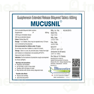 Mucusnil Tablet 15