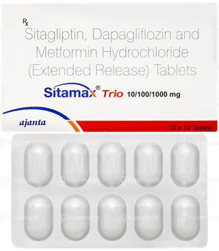 Sitamax Trio 10/100/1000mg Tablet 10