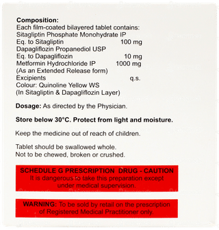 Sitamax Trio 10/100/1000mg Tablet 10
