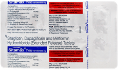 Sitamax Trio 10/100/1000mg Tablet 10