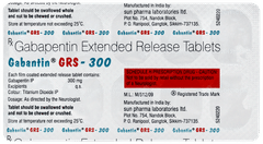 Gabantin Grs 300 Tablet 10