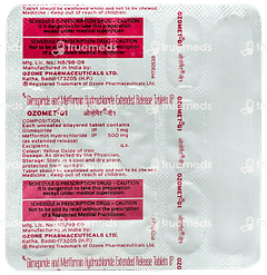 Ozomet G 1/500mg Tablet Er 15