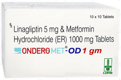 Ondero Met Od 1gm Tablet 10 Ondero Met Od 1gm Tablet 10