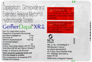 Gemer Dapa Xr 10/2/1000 Tablet 7