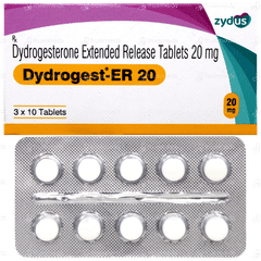 Dydrogest Er 20 Tablet 10 Dydrogest Er 20 Tablet 10