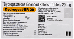 Dydrogest Er 20 Tablet 10 Dydrogest Er 20 Tablet 10