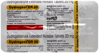 Dydrogest Er 20 Tablet 10