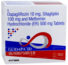 Glidapa 3d 10/100/500 Er Tablet 15