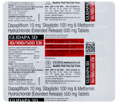 Glidapa 3d 10/100/500 Er Tablet 15