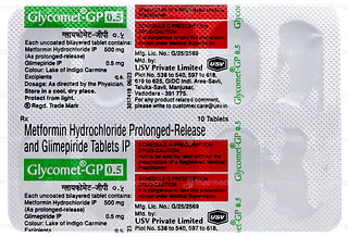 Glycomet Gp 0.5 Tablet 10