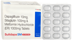 Sulidapa Sm 10/100/1000 Tablet 15