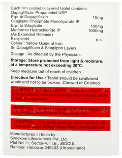Sulidapa Sm 10/100/1000 Tablet 15 Sulidapa Sm 10/100/1000 Tablet 15